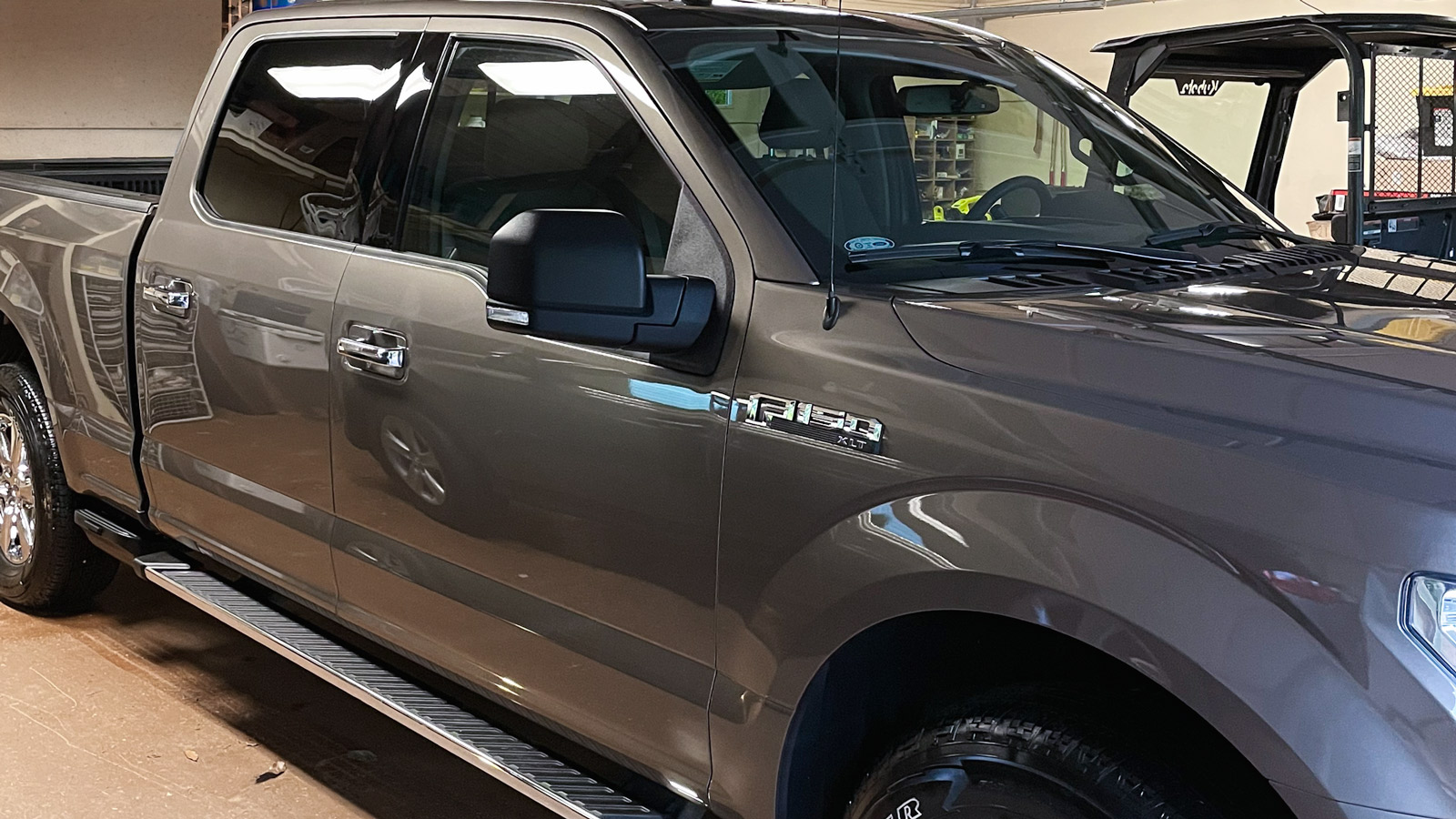 Ceramic coating on a truck