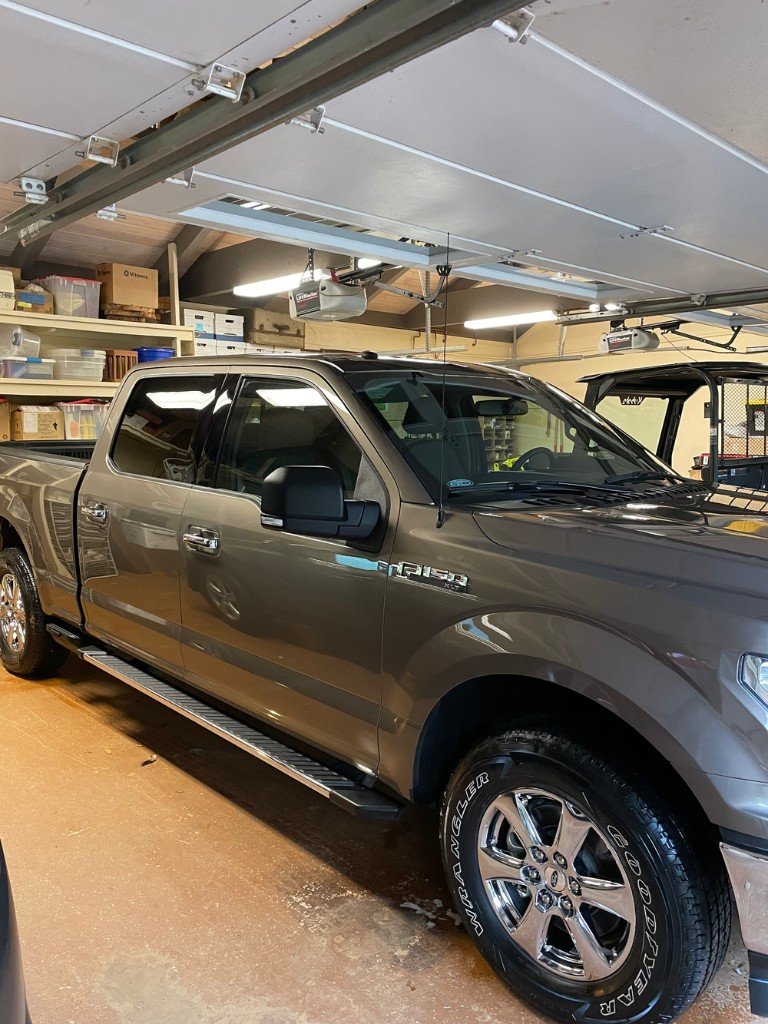 Truck with a high-gloss ceramic-coated finish